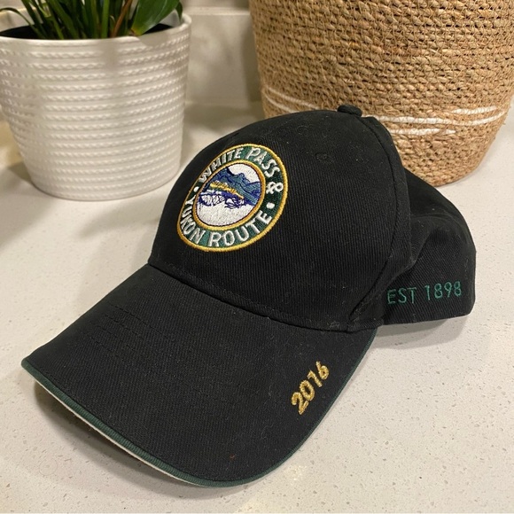 W.P.&Y.R. Skagway Alaska White Pass & Yukon Route Embroidered Ball Cap 2016 - Picture 1 of 6